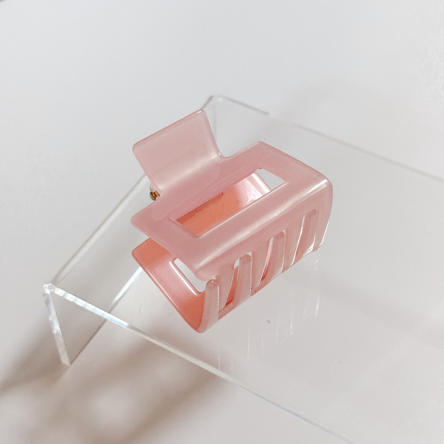 Rose Quartz Mini Claw Clip