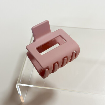 Pink Matte Mini Claw Clip