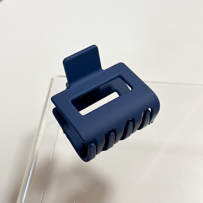 Navy Matte Mini Claw Clip