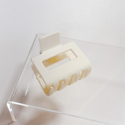 Cream Matte | Mini Claw Clip