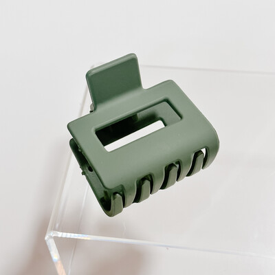 Green Matte Mini Claw Clip