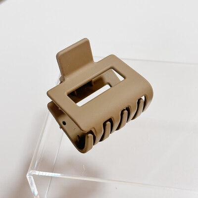 Brown Matte Mini Claw Clip