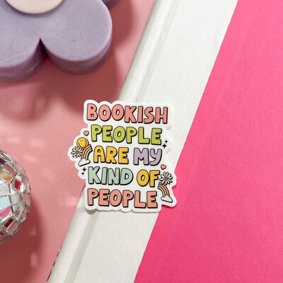 Bookish People | Mini Kindle Sticker