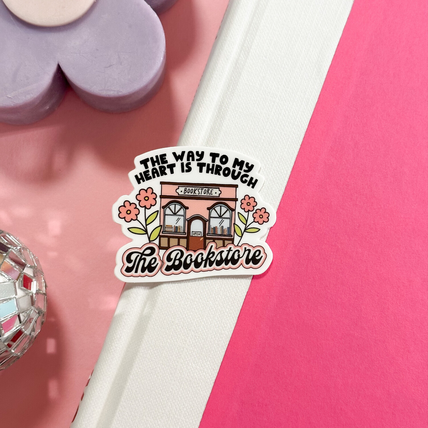 The Bookstore | Mini Kindle Sticker
