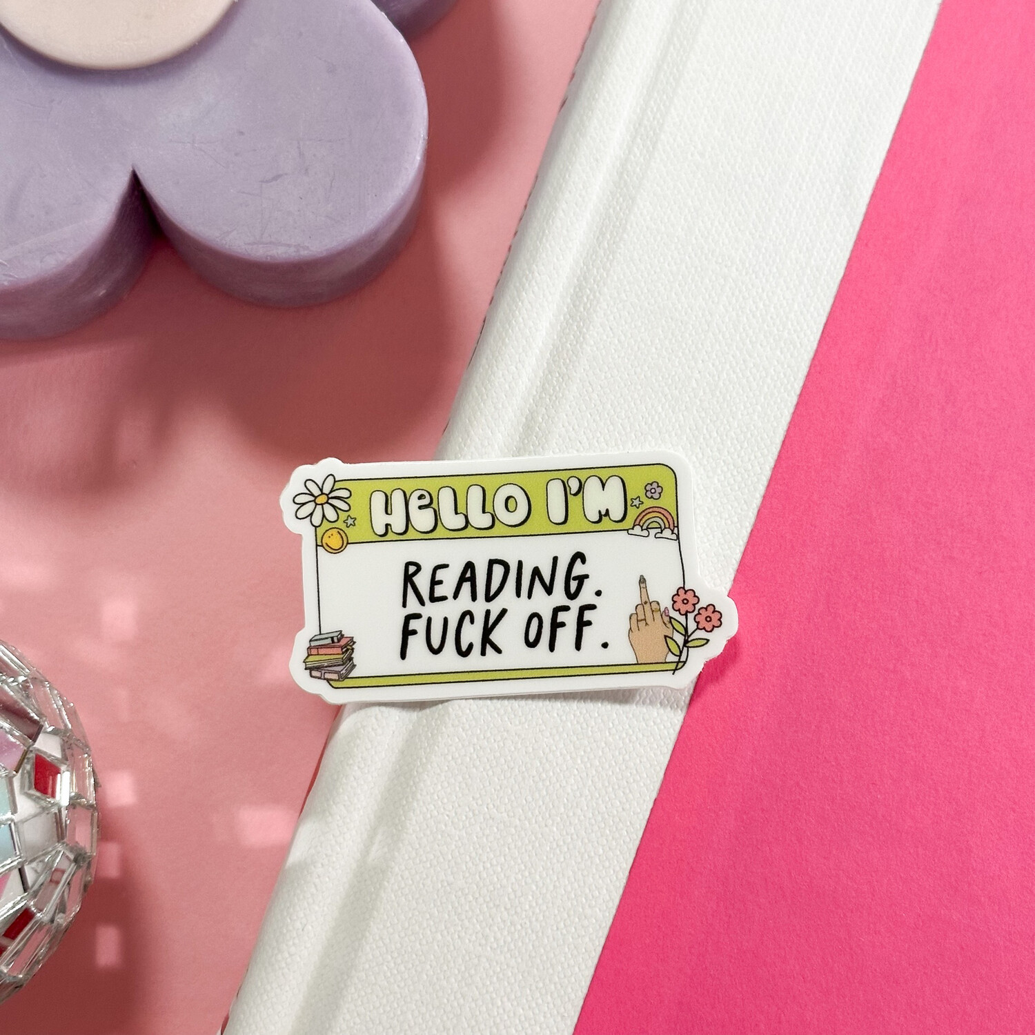 Hello I’m Reading | Mini Kindle Sticker