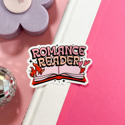 Romance Reader | Mini Kindle Sticker