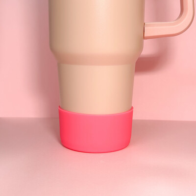 Pink Silicone Tumbler Boot