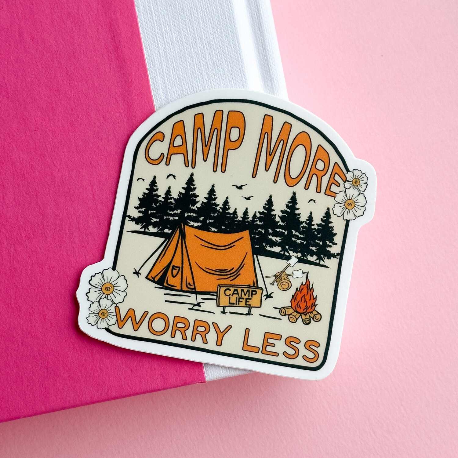 Camp More | Weatherproof Sticker