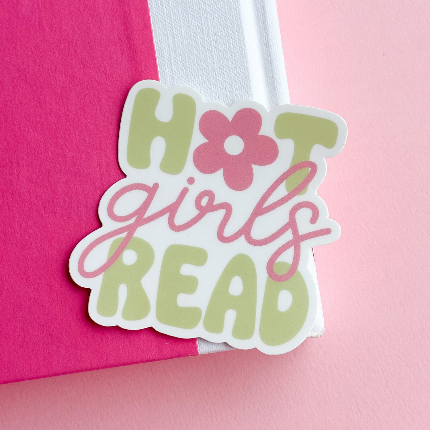 Hot Girls Read | Weatherproof Sticker