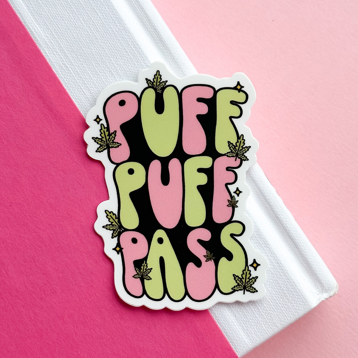 Puff Puff Pass | Weatherproof Sticker