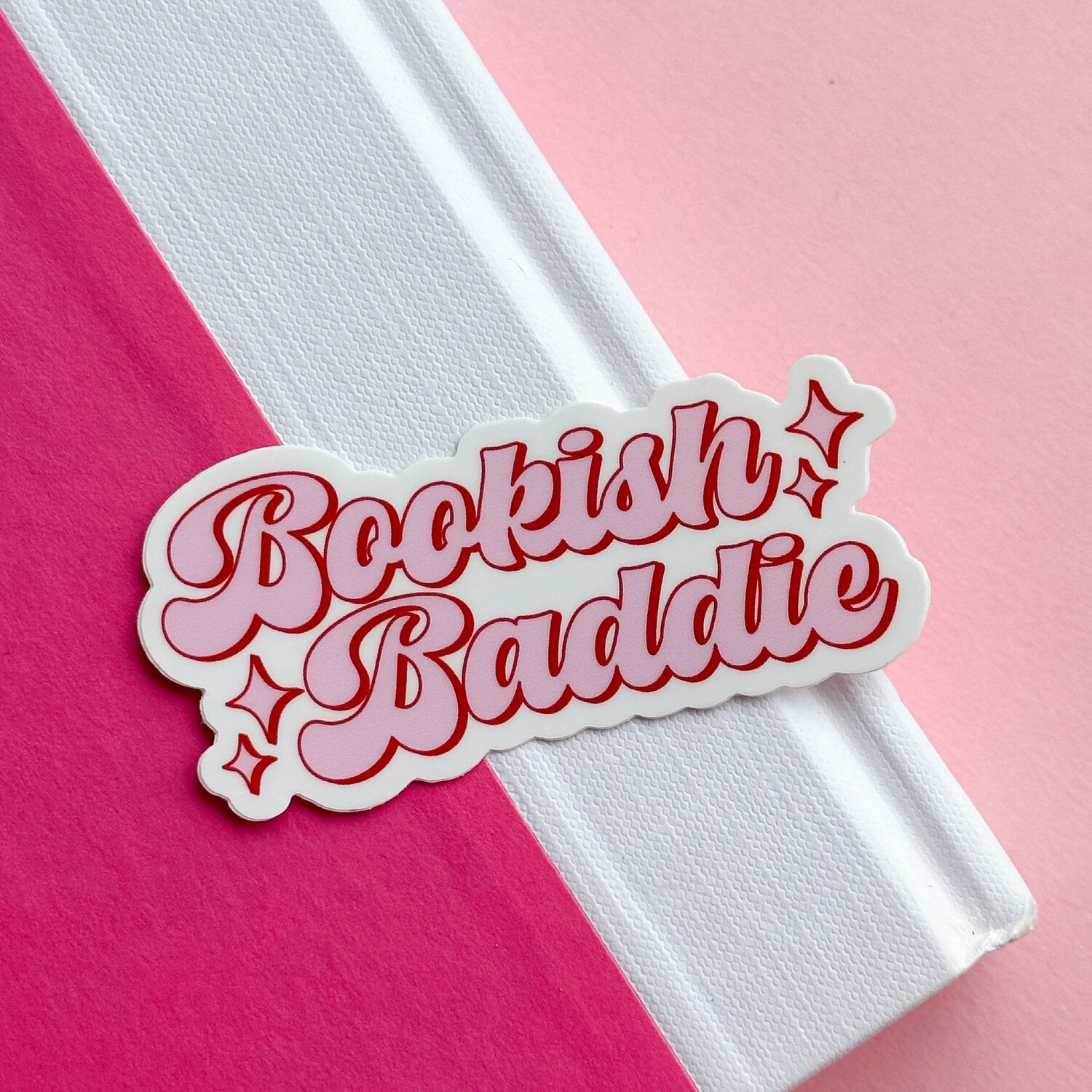 Bookish Baddie | Weatherproof Sticker