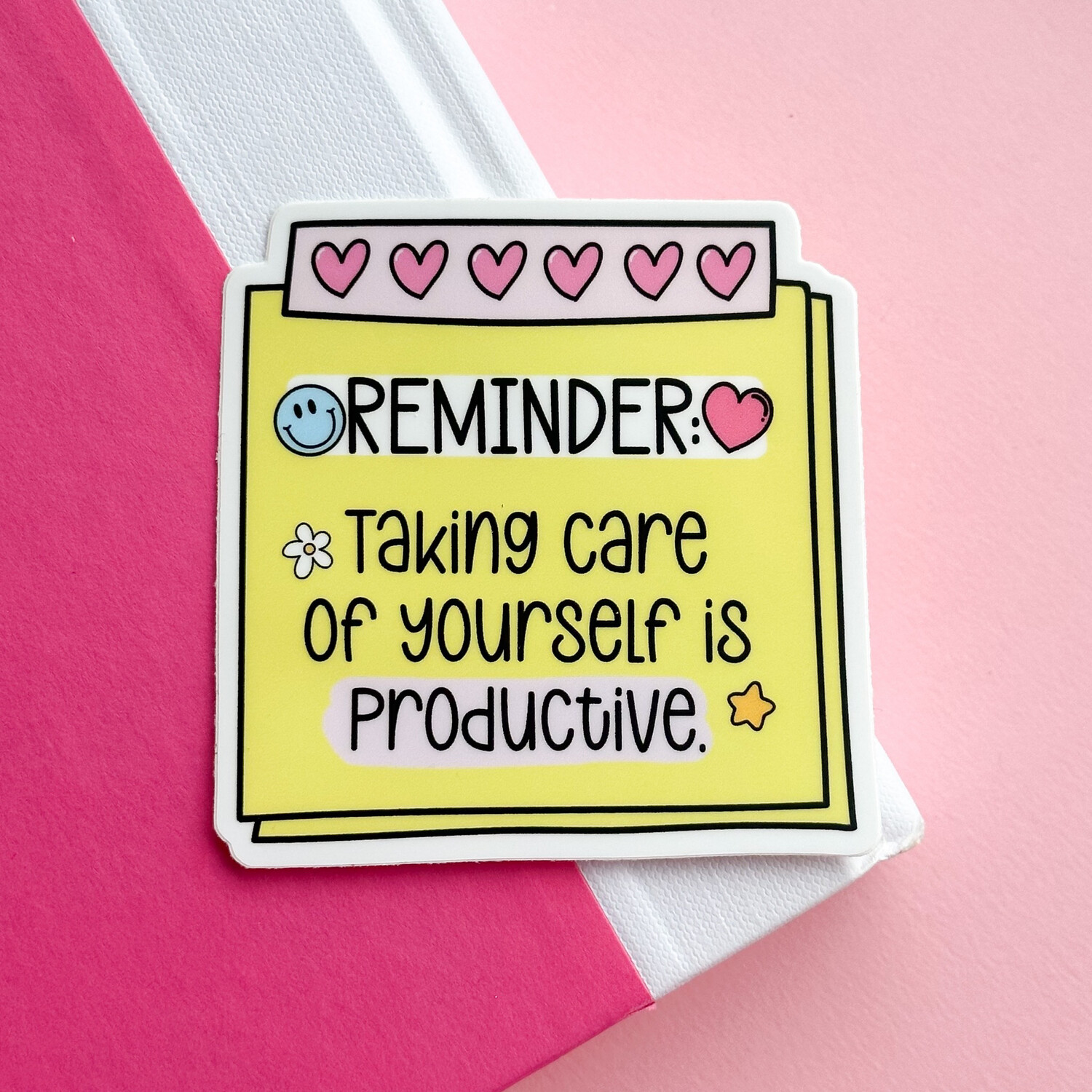 Reminder Sticky Note | Weatherproof Sticker