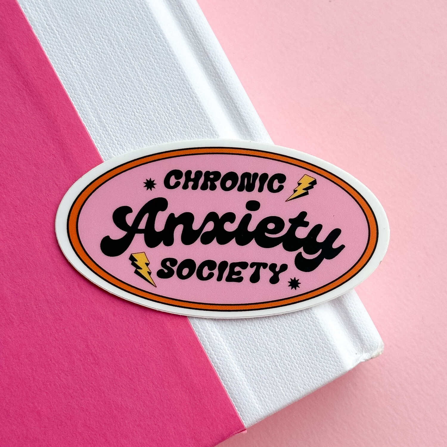 Chronic Anxiety Society Weatherproof Sticker