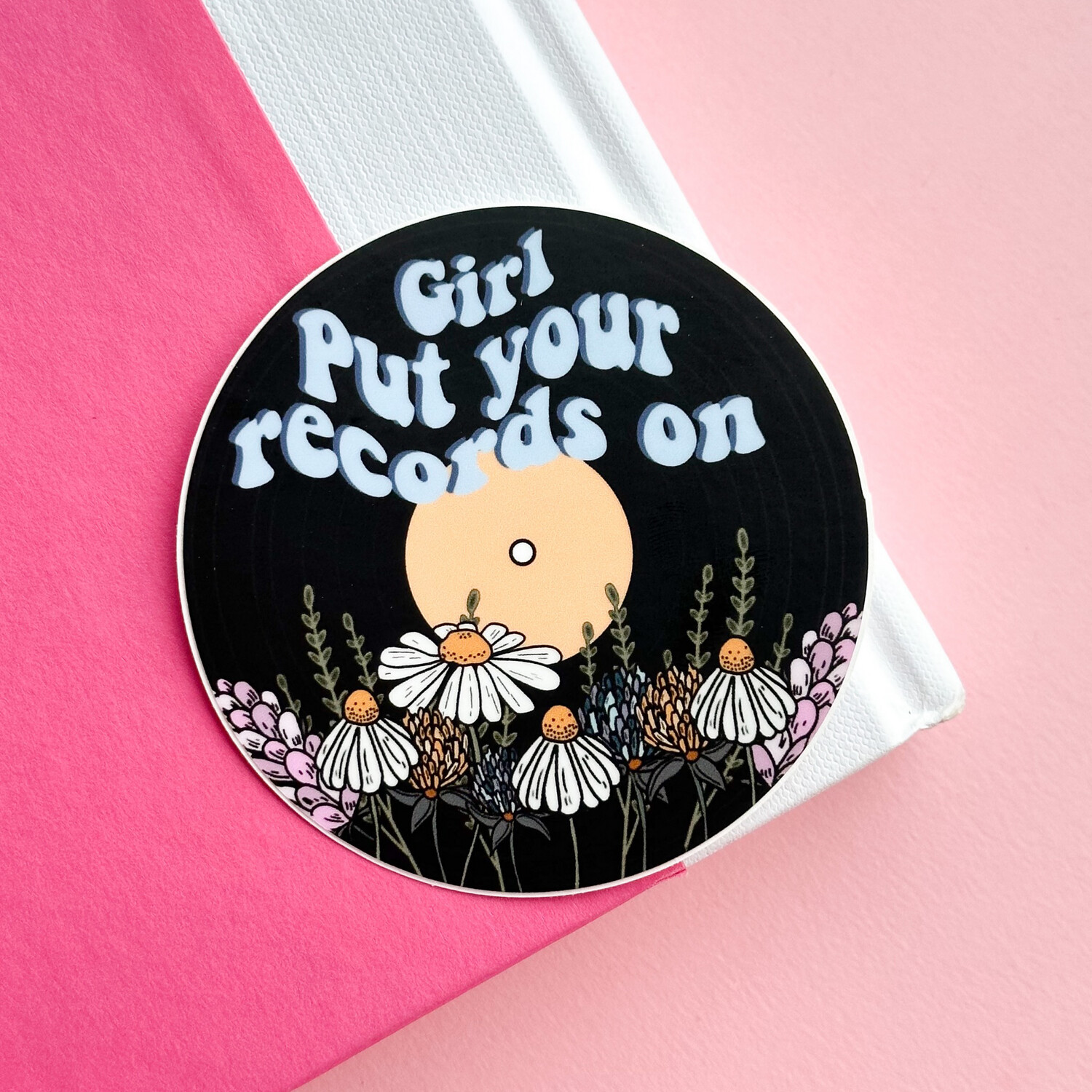 Records Weatherproof Sticker