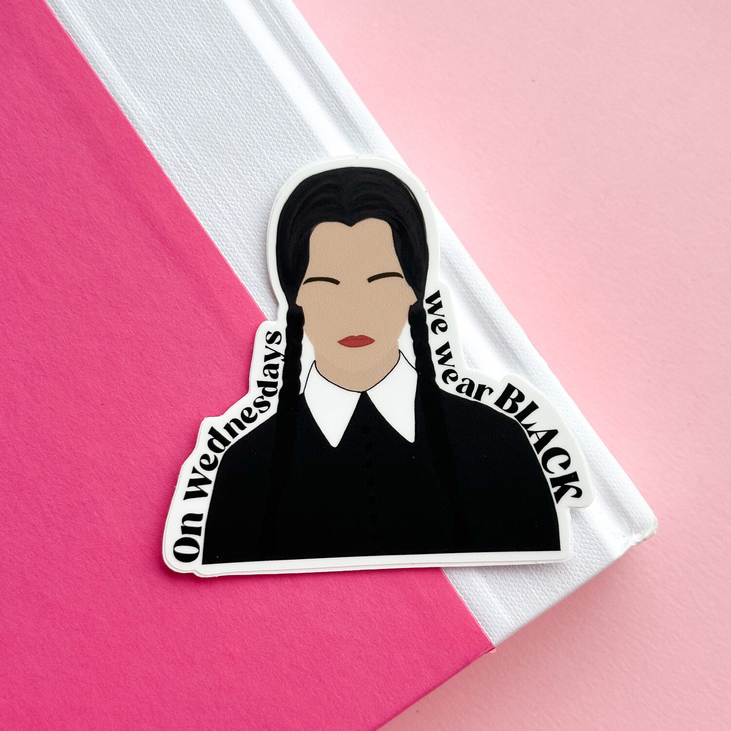 Wednesday Addams Weatherproof Sticker