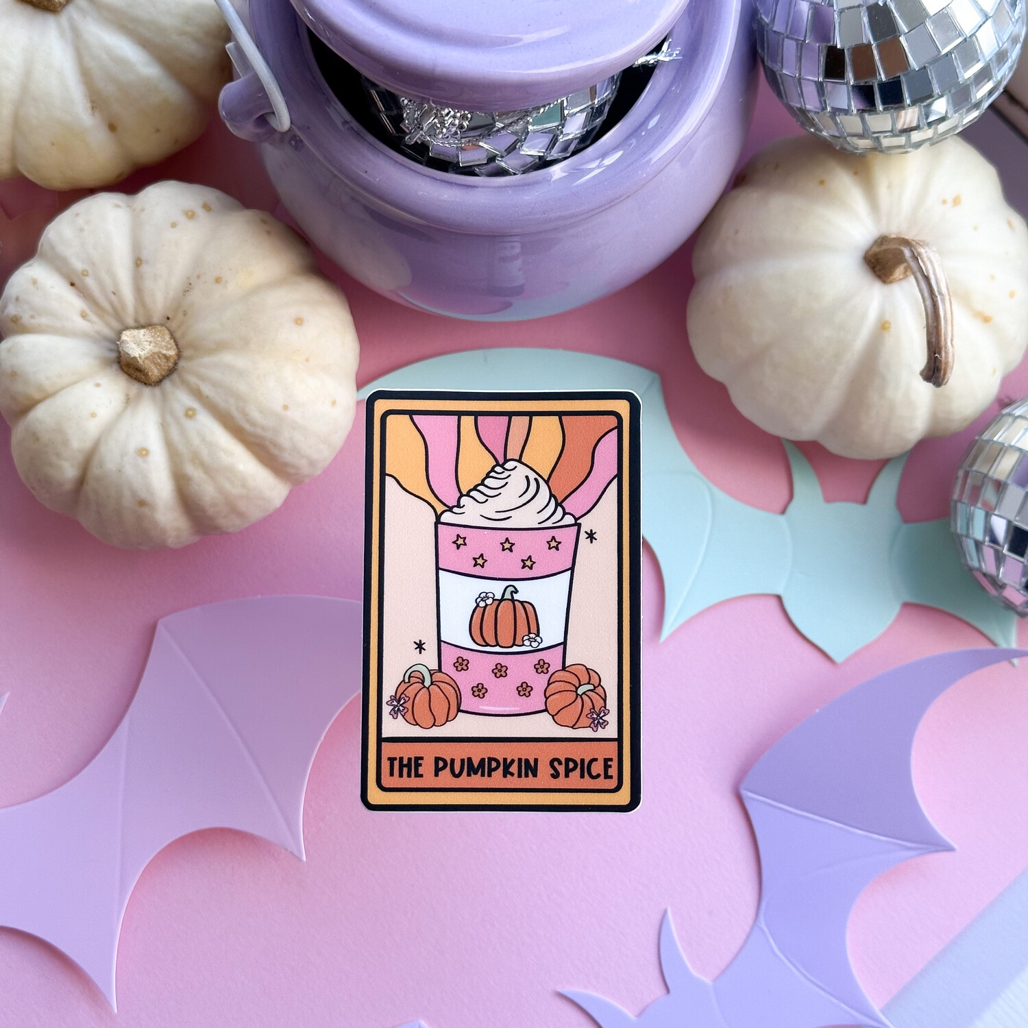 The Pumpkin Spice | Weatherproof Sticker