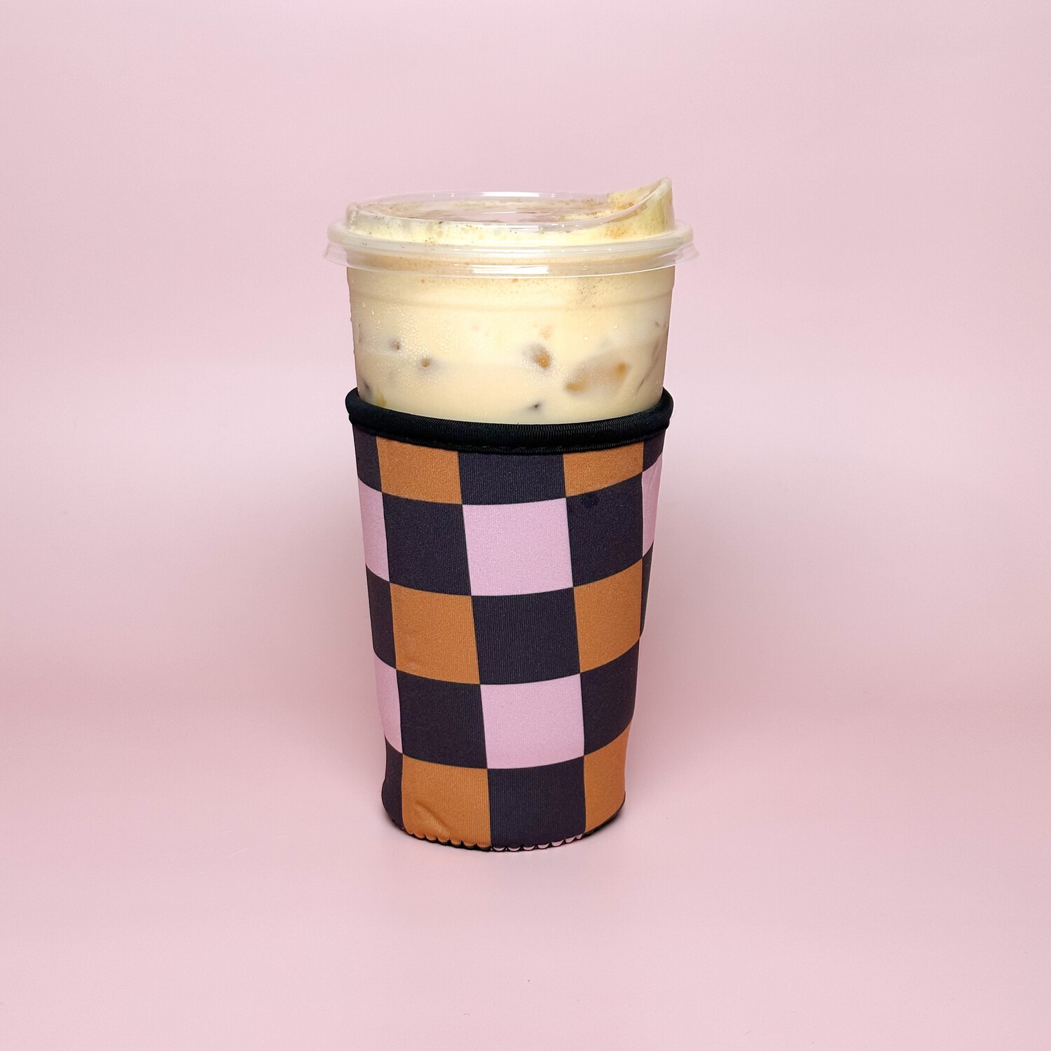 Halloween Plaid Iced Coffee Sleeve Large/Venti
