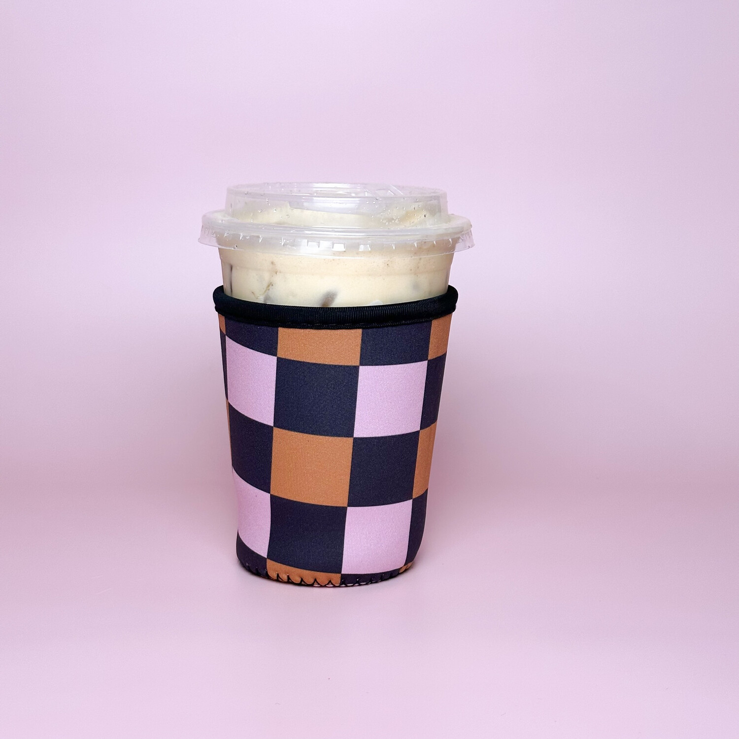 Halloween Plaid Iced Coffee Sleeve Medium/Grande
