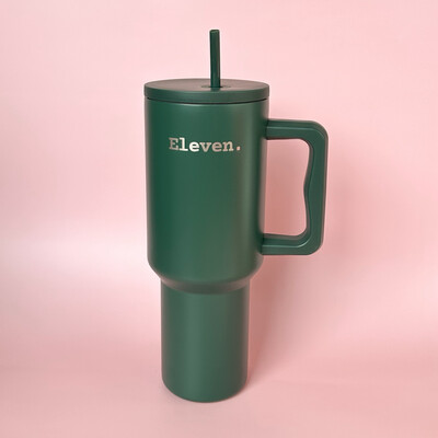 Forest Green | 40 oz Tumbler with straw 3.0