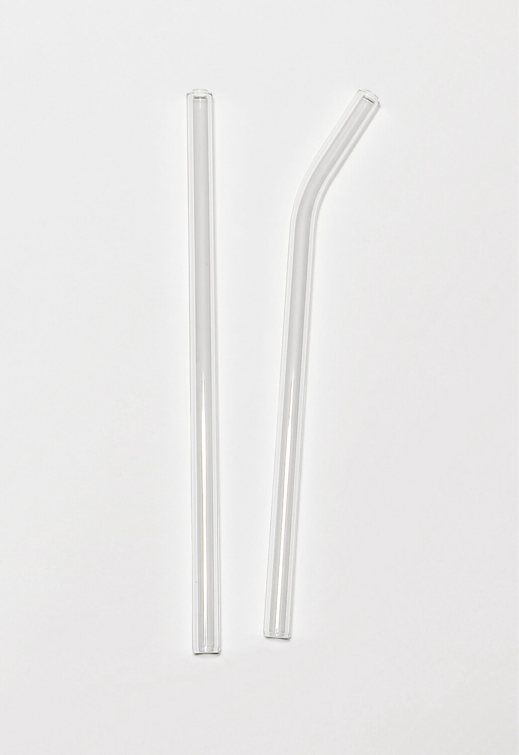 Clear Glass Straw