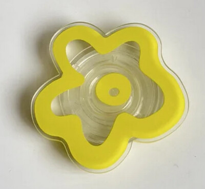 Clear Yellow Phone Grip
