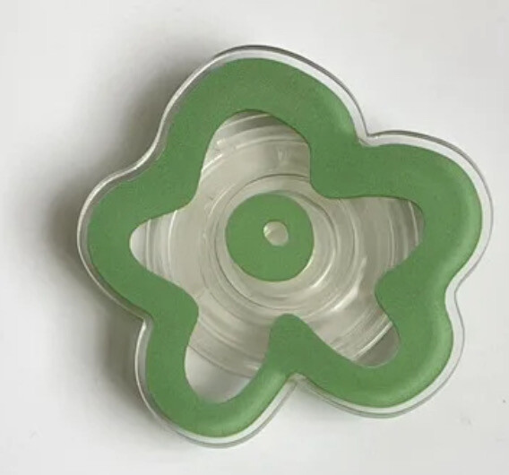 Clear Green Phone Grip