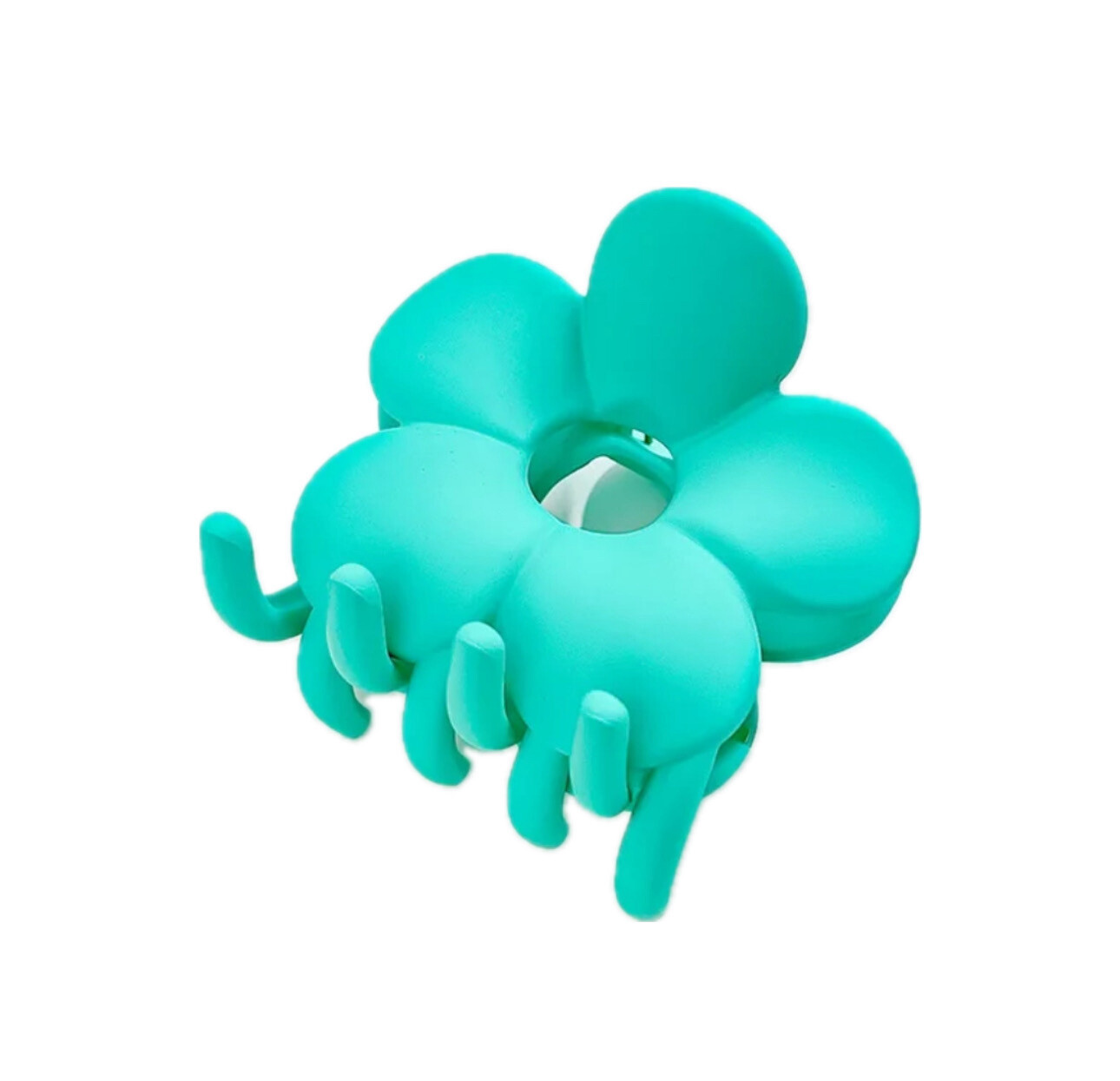 Teal Daisy Claw Clip