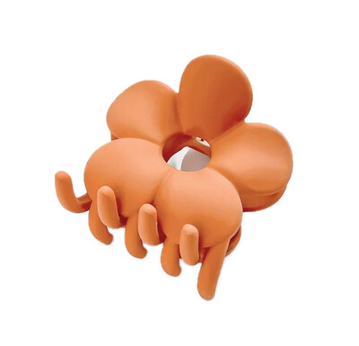 Terracotta Daisy Claw Clip