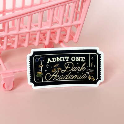 Dark Academia | Weatherproof Sticker