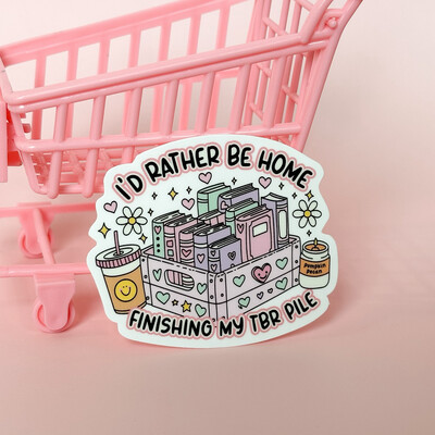 I’d Rather Be Home | Weatherproof Sticker