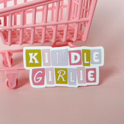 Kindle Girlie | Weatherproof Sticker