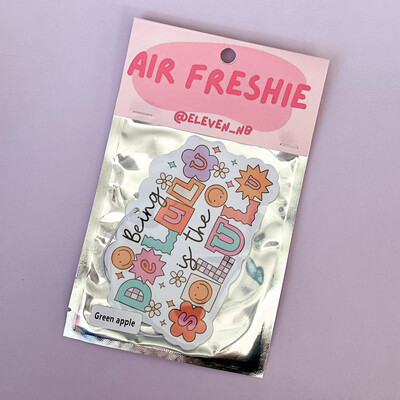 Being Delulu Is The Sululu | Air Freshener | Green Apple