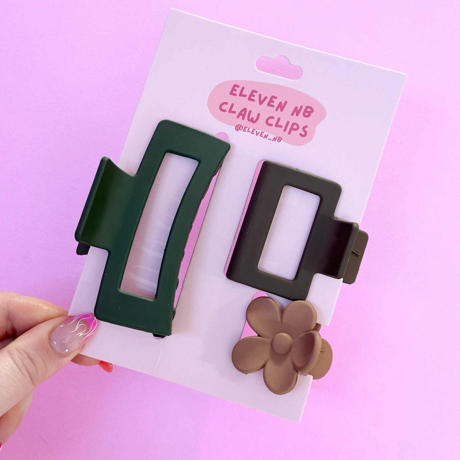 Claw Clip Set | Green