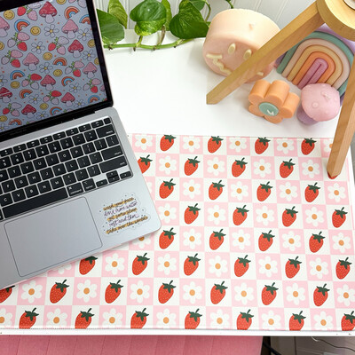 Strawberry Desk Pad
