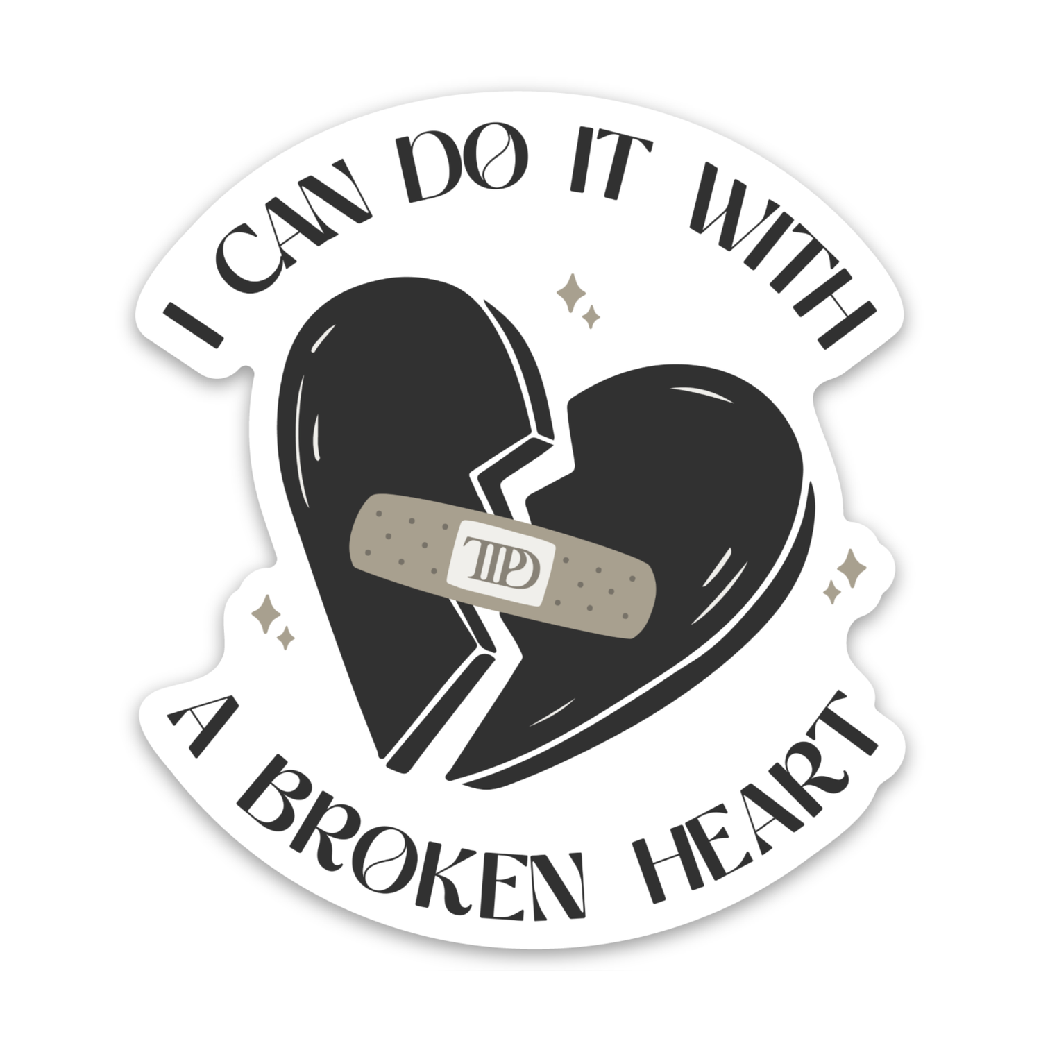 TTPD Broken Heart | Weatherproof Sticker
