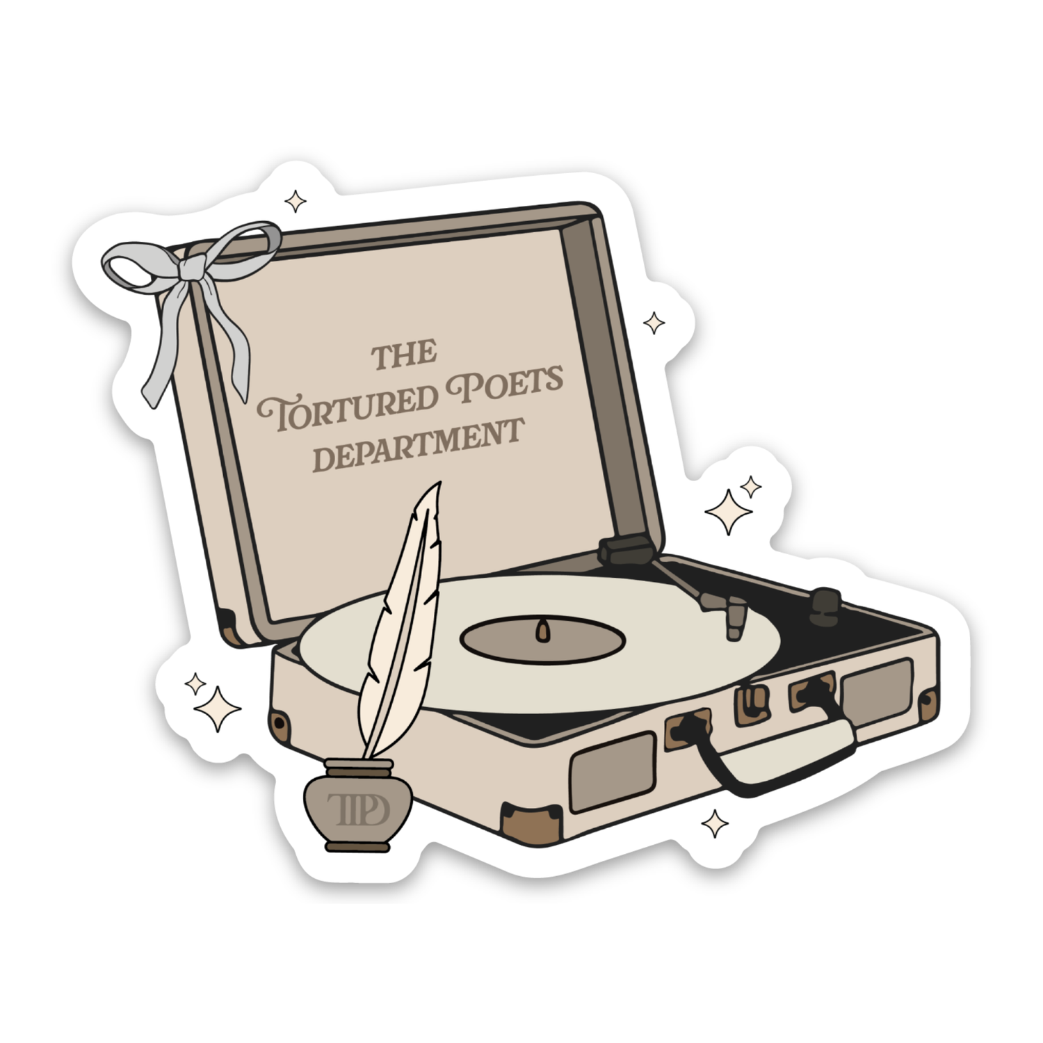 TTPD Record Player | Weatherproof Sticker