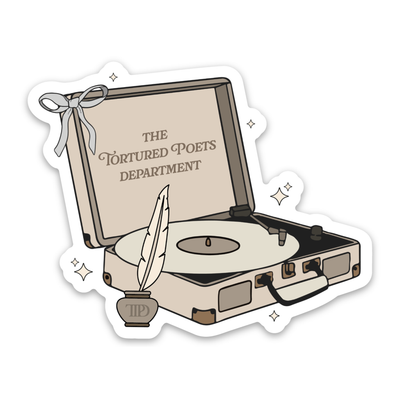 TTPD Record Player | Weatherproof Sticker