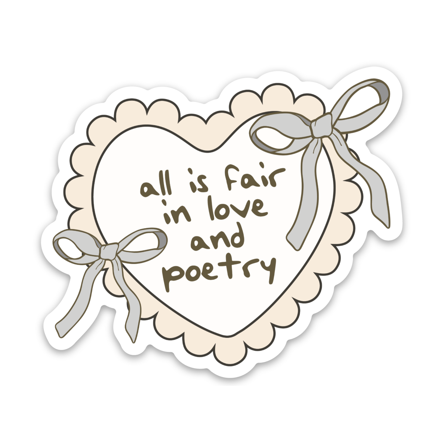 TTPD Poetry | Weatherproof Sticker