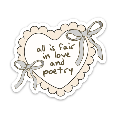 TTPD Poetry | Weatherproof Sticker