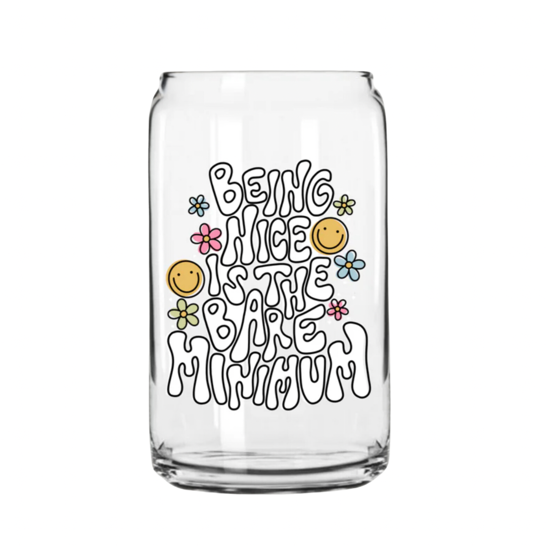 Be Nice | Glass Can 16 oz