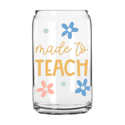 Made To Teach | 16oz Glass Can