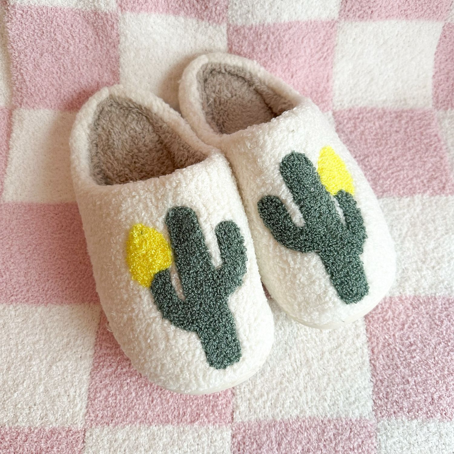 Cactus &amp; Sun Slippers