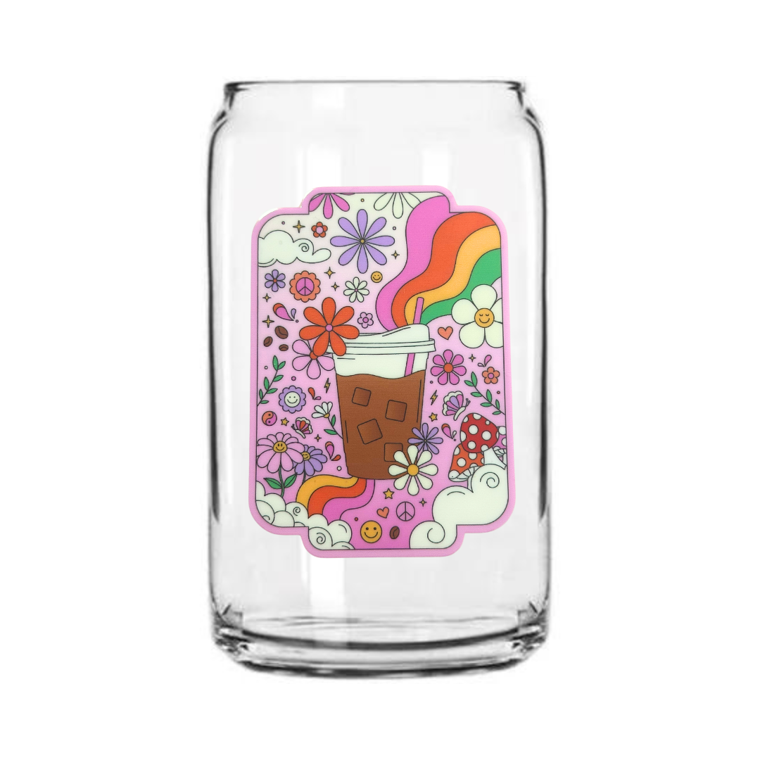 Groovy Coffee | 16oz Glass Can