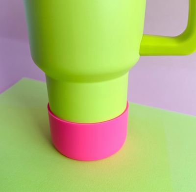 Hot Pink Silicone Tumbler Boot
