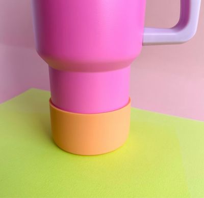 Orange Silicone Tumbler Boot