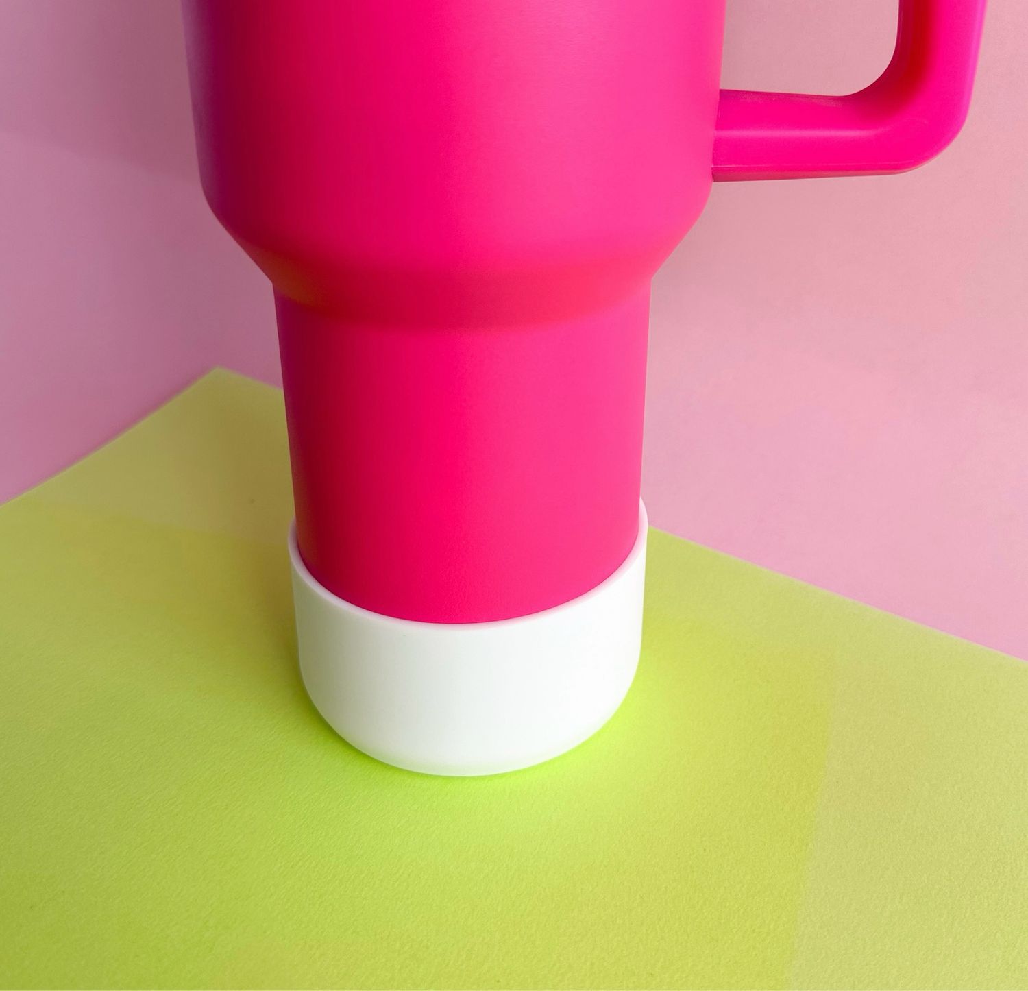 White Silicone Tumbler Boot