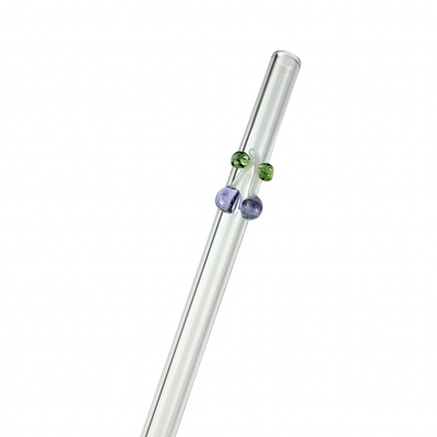 Purple Cherry | Glass Straw