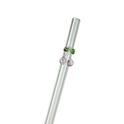 Pink Cherry | Glass Straw