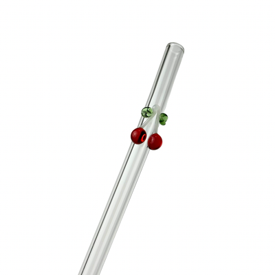 Red Cherry | Glass Straw