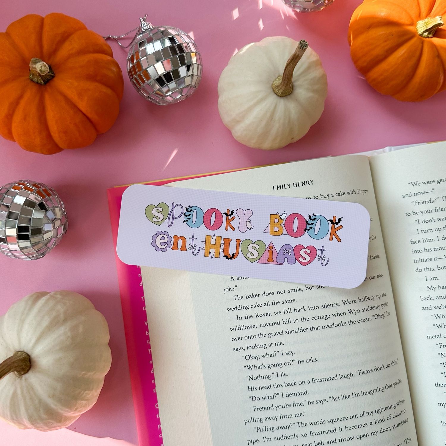 Spooky Book Enthusiast | Bookmark